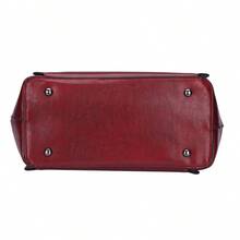 New Women Leather Handbag Shoulder Crossbody Bag Tote Satchel Handbag For Christmas Gifts(Red) - 紅色 - 查看 6