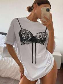 Women T-Shirts - White - View 2