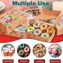 3/6/9/12PCS Christmas Gift Box Set With A PVC Transparent Window, Rectangular Storage Box For Cookies And Candies, Made Of Kraft Paper, Featuring A Gingerbread House Design, Perfect For Holiday Party Favors And Home Decor Storage Christmas Christmas Decorations Christmas Pajamas Christmas Gifts Christmas Decor