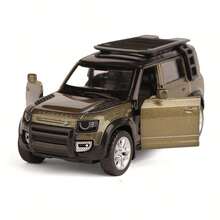 Burago 1: 43 Land Rover Defender 110 Simulation Alloy Car Model Children's Toy Car Pendant Power Car Model Boy Toy Birthday Gift - Green - View 4