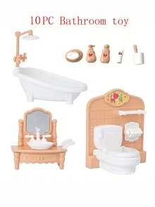 全新逼真家具系列儿童角色扮演逼真室内家具玩偶套装