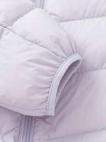 Balabala 青少年女孩轻盈羽绒服秋冬款 - 带帽防水防油家庭款