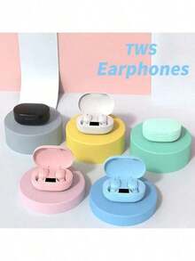 TWS Fone 蓝牙耳机无线耳机 LED 显示屏防噪音耳塞带麦克风无线蓝牙耳机适用于所有三星手机 - 多色 - 查看 3