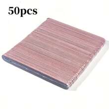 100/180 Grit Double-Sided Nail File Set, Black Sandpaper Nail Buffing Block, Washable Nail File Tools For Natural & Acrylic Nails DIY Salon Use