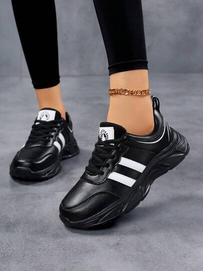 New Lightweight Breathable Running Shoes For Women, Versatile Casual Sneakers For Gym Workout, Non-Slip Supportive Jump Rope Shoes For Comprehensive Fitness, Colorblock Sports Shoes For Autumn/Winter, Non-Slip Soft Bottom Lightweight Elderly Walking Shoes, Breathable Athletic Shoes For Women, Lightweight & Comfortable For Long-Distance Walking, Shock-Absorbing & Rebound To Help Finish The Whole Course, Platform Increases Leg Length For Better Appearance