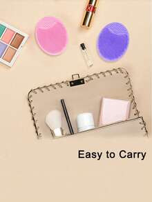 1/3 قطع منظف الوجه، فرشاة تدليك بيضاوية صغيرة محمولة باليد مع شعر مائي، منظف تنظيف عميق، منظف وجه مقشر ومدلك برفق، أداة العناية بالبشرة، أغراض السفر، حفلات الزفاف والأعياد، هدية الأم، المنزل، الديكور المنزلي، هدية عيد الميلاد، هدية الأم