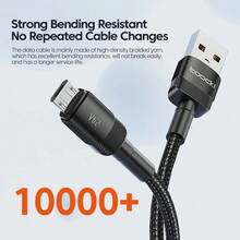 Toocki Micro USB 数据线 快速充电数据线 适用于 Realme Redmi S6 S7 手机充电器线 Micro USB 线 Nan - 彩色 - 查看 5