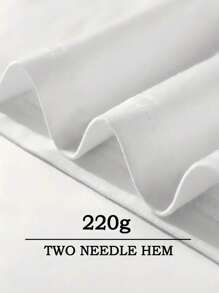 Disney Goofy  Pattern Repeat Print Tee Casual Soft Short Sleeve Pure Cotton 220gsm T-Shirt - 白色 - 查看 5