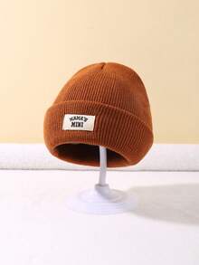 3 件装婴儿冬季帽子舒适针织帽，适合男婴和女婴，柔软幼儿帽 - 彩色 - 查看 7