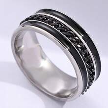 Men Wedding Rings - Gold - View 4