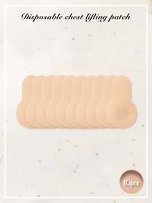 10Pcs Sticky Bra Disposable Breast Lift Tape Push Up Nipple Covers For Large Bust & Plus Size Women Sticky Self Adhesive Strapless Invisible Bra Reusable Breast Lift Tape Nipple Stickers Cover Bra Pads Accessories Pacifier Cover To Prevent Protruding Points From Shining Out, Push Ups To Lift Bras