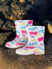 Giày đi mưa trẻ em, chống thấm nước, phù hợp cho bé trai và bé gái, chất liệu PVC, họa tiết hoạt hình dễ thương, đế mềm, thích hợp cho những ngày mưa, đi học, du lịch và hoạt động ngoài trời. - Nhiều màu - Xem 4