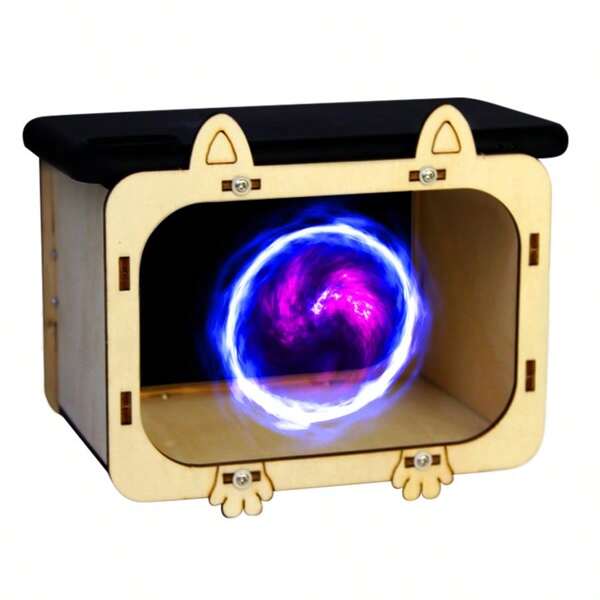 1 pieza Proyector holográfico 3D - Herramienta educativa de ciencia - Material de manualidades DIY - Kit de manualidades de ciencia para niños - Efecto de ciencia realista - Regalo perfecto - Regalo de cumpleaños - Regalo ideal - Regalo sorpresa - Regalo festivo - Regalo de temporada - Regalo de Halloween - Regalo - Juguete - Regalo exquisito