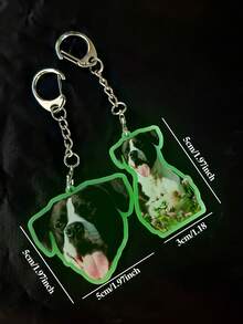 1 Móc khóa hình chó/mèo cá nhân hóa bằng nhựa PC (Polycarbonate), Phù hợp cho mọi mùa, Món quà tuyệt vời cho Giáng sinh, Ngày lễ tình nhân, Tết Nguyên đán, Bền, Nhiều màu sắc, Dễ thương, Đáng yêu, Ngộ nghĩnh, Kawaii, Y2K, Phong cách, Unisex, Thường ngày, Tùy chỉnh, Cá nhân hóa, Độc đáo, Được thiết kế riêng, Món quà lý tưởng cho nam, Món quà lý tưởng cho nữ, Bạn trai, Bạn gái, Gia đình, Bạn bè, Lãng mạn tinh tế, Dùng cho văn phòng, Trường học, Lớp học, Quà tặng giáo viên, Đại học, Đồng nghiệp, Phòng ký túc xá - Nhiều màu - Xem 5