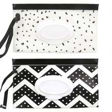 2pcs Baby Wipes Dispenser, Portable Refillable Wipes Holder, Baby Wipes Container, Wipes Dispenser, Reusable Travel Wipes Pouch - Multicolor - View 14