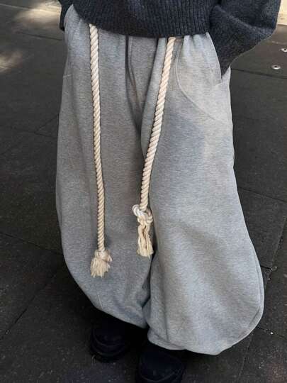 Men's Fashion Wide Leg Loose Casual Sweatpants