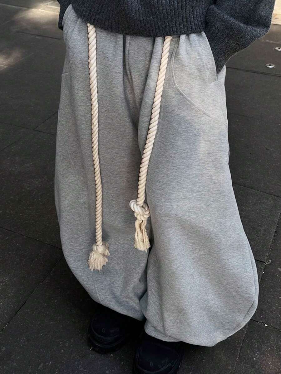 Men's Fashion Wide Leg Loose Casual Sweatpants