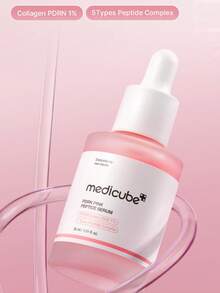 Medicube 30毫升/1.01液体盎司 胶原蛋白PDRN粉色肽精华，丰盈亮肤，深层补水，提升弹性，焕发光彩，韩国化妆品