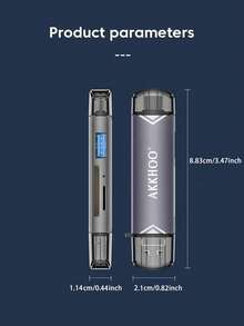 多功能 USB 3.0 读卡器 适用于相机、电脑、手机、Type-C 6 合 1 SD/TF 高速读卡器