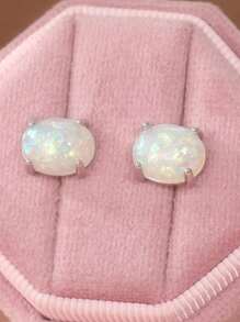 1 Pair Minimalist Teardrop Pendant Earrings, Suitable For Daily Wear, Great Gift For Colleagues And Classmates On Birthdays And Holidays