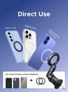 UGREEN Magsafe Car Airvent Foldable Mental Mount Compatible With IPhone 16 15 Pro Max SAM SUNG - Air Vent - View 6