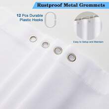 Polyester Japanese Retro Shower Curtain Mountain Architecture Cherry Blossom Flower Red Sun Blue Pink Red Shower Curtains, 36x72inch, 48x72inch, 60x72inch, 66x72inch, Machine Washable Washable With 12 Hooks Shower Curtain For Bathroom Or Bathtub Decoration Bathroom Decor - A - View 2