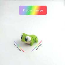 New Creative 3D Printed Colorful Animal Figurine Model Toy Cartoon Decorative Hanging Ornament - Multicolor - View 8