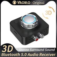 Car Audio BT V5.0 Wireless Audio Receiver 3D Surround Stereo Music Adapter HiFi Stereo TF Card RCA 3.5mm AUX Jack For Car Kit Wired Speaker Headphone - Black - View 2