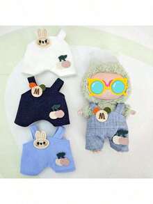 [仅衣服] 17cm 第二代 Sit-Sit Party 适合 心形毛衣+牛仔裤服装挂件