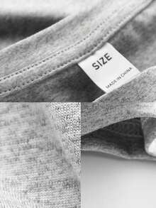 Boys' Casual Stylish Music Artist Headphone Print Round Neck Short Sleeve T-Shirt, Summer New Kids Tops - Grey - View 4