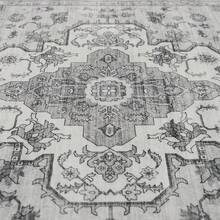 9x12 Area Rugs Living Room - Large Boho Stain-Resistant Rugs With Non-Slip Backing, Vintage Design Bedroom, Beige/Brown, Home Decor Floor - Grey White - View 5