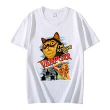 Funny Cartoon Punk Princess Women T-Shirt Harajuku Summer Cute Short Sleeve T Shirt Female Streetwear Graphic Unisex Clothes Top - 白色 - 查看 1