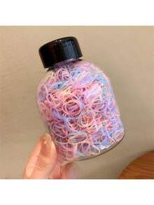 1 Jar Of Approx. 1000pcs Colorful Black And Spring Colored Hair Ties, High Elasticity Hair Ties Packaged In A Jar, Disposable Hair Elastics In Colors, Suitable For Girls' Hairstyles Accessories,Hair Accessory,Hair Accessories,Hair Accessories For Women,Fall,Travel,Hair Tools,Accessories Women,Hair Stuff,Fall,Hair,Hair Accessories,Hair Accessories For Women,Travel,Hair Accessory,Hair Accessories Women,Hair Tools,Hair Stuff,Stuff,Beauty Accessories,Gifts,Travel,Gifts For Women,Hair Stuff,Stocking Stuffers,Stocking Stuffers,Stocking Fillers,Stocking Stuffers For Women,Stocking Fillers Women, Gifts,Gifts, Stocking Fillers,Gifts For Women,Gift, Gift,Stocking Stuffers For Adults,Stocking Fillers For Adult,Hair Stuff,Women's Accessories,Stocking Stuffer,Coming-Of-Age Hair Accessory, Hair Accessories,Gift Ideas For Women,Beauty Stocking Fillers, Gifts For Women - Multicolor - View 15