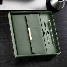 Personalized Leather Journal Set - Notebook And Pen Set - Ideal Gift For New Job Or Teachers - Perfect Office Supplies And Stationery Gift - Travel Size Journal Available - Purchase Notebook Individually Or As A Gift Box Set - A Thoughtful And Stylish Gift For Any Occasion - Great For Note-Taking, Journaling, And Creative Writing!, Desert Fall Cozy, Office Decor,Festive Calendar