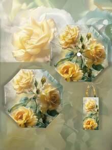 1把全新折叠伞高清双面印花遮阳伞油画风格雨伞春夏秋冬通用男女学生防晒防紫外线伞，春夏精选，伴娘礼物，房间装饰，卧室装饰，海滩，旅行，男女通用，度假，可爱小物，母亲节礼物，卧室装饰，花园，厨房装饰，夏季，海滩，旅行必备，房间装饰，软萌，毕业季 - 如圖 - 查看 17