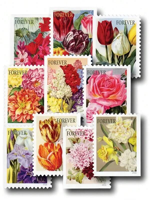 2024 Usa Commemoration High Quality Forever Postage Stamps Stickers Set Flags First Class Stamps Theme For Mailing Stampedenvelope Business Reply Letter Postcard