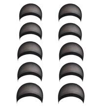 2 szt. ultracienkich czepków na perukę, elastycznych czepków na perukę z siateczki, oddychających i miękkich czepków na perukę z nylonowej siateczki, czepków na perukę do codziennej pielęgnacji, damskich czepków na perukę o wysokiej elastyczności, jednolitych kolorów nylonowych czepków na perukę z koronką do użytku domowego, na wesele, na każdą porę roku