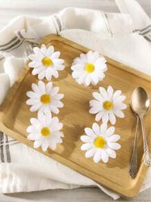 6pcs Gentle Little Daisy Hairpin, Suitable For Students To Use During The Back-To-School Season, A Daily Sweet Accessory., School Stuff