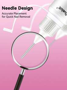 3 piezas/1 pieza Removedor de pegamento de uñas de 10ml para uñas postizas, removedor multifuncional para puntas de uñas, removedor de pegamento suave para uñas Gel X, removedor de esmalte de uñas sin acetona