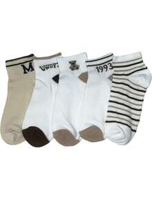 1/5 双女士短袜、船袜、隐形袜、低帮袜、白袜、短袜、黑袜、女袜、短袜、中筒袜、可爱袜子、女童袜、双螺纹防滑设计、柔软、吸湿排汗舒适、适合日常穿着、居家运动、办公穿着、简约风格、适合所有季节和各种节日、隐形袜和短袜、颜色随机 - 彩色 - 查看 11