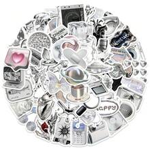 Bộ sưu tập nhãn dán hoạt hình đầy màu sắc | Nhãn dán chống thấm nước phủ UV dành cho sổ tay và thiết bị công nghệ - B-60PCS - Xem 7