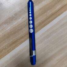 Lápiz de bolsillo para enfermeras y médicos, reutilizable, linterna LED de luz blanca con medidor de pupila y regla para estudiantes de enfermería, paquete de 2 piezas - Multicolor - Ver 8