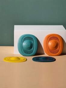 Keep Your Kitchen And Bathroom Drains Clean And Clog-Free With This1pc Silicone Sink Plug-Color Random