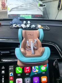1 Pc For Labubu Plush Seats, Colourful Car Ventilation Clip Trim, Monster With Seat Accessories - Cute Car Seat Design, Fun House Accessories And Vehicle Interior With Fixing Clips Shooting Reason Is Slightly Colored