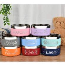 1个不锈钢宠物碗,防滑防溢设计,大容量,适合中大型犬食用,兼具装饰性和美观性。碗身可雕刻,风格时尚、多彩、复古、可爱、简约、萌趣,可定制,独一无二,适合周年纪念、生日等场合,也可作为旅行收纳用品。 - 彩色 - 查看 9