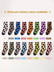 1 Pair Customized Face Print Mid-Calf Socks For Girls And Boys, Personalized Teenage Socks With Photo, Fun Customized Image Mid-Calf Long Socks For Boys And Girls, Suitable For Daily Wear, Holidays, Birthdays, And Other Occasions,Christmas Gift Supplies