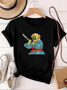 Women Lounge Tops - 黑色 - 查看 1