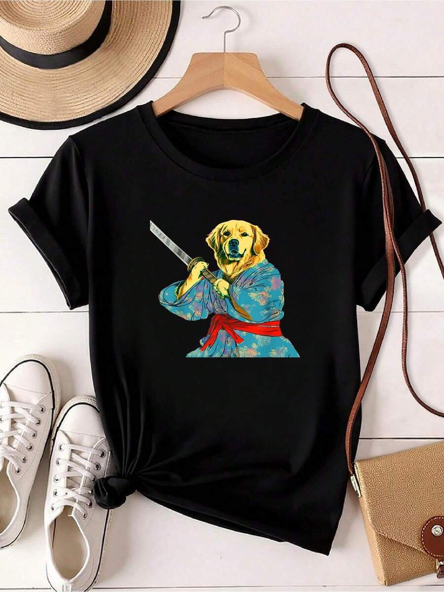 Women Lounge Tops - 黑色 - 查看 1