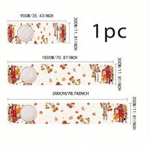 1/25 piezas Tema de otoño, Camioneta y calabazas, Mantel de mesa de lino con estampado de hojas de arce, Adecuado para fiestas, cumpleaños, decoración de cocina y comedor, decoración de muebles y textiles para el hogar. Es una decoración del hogar multiusos adecuada para todas las temporadas, perfecta para decoraciones de fiestas y festivales, y también un excelente regalo para padres y amigos. - MZQ-008 - Ver 15