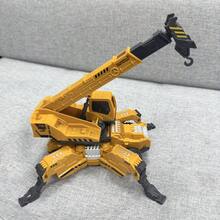 1 Pc Children's Four-Legged Heavy-Duty Crane Engineering Vehicle Toy Set Simulation Large Model Crane Toy Vehicle Inertia - Multicolor - View 9
